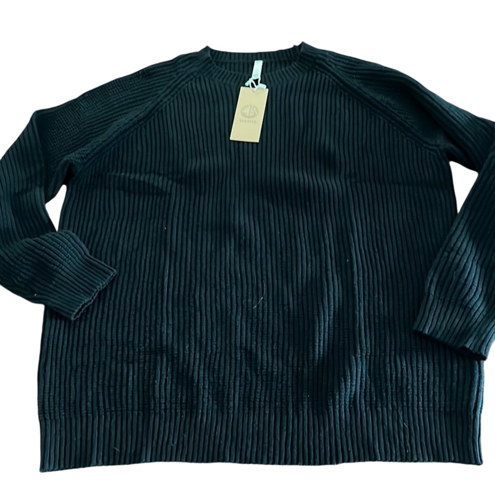 Sail Wind Mens 2xl Black Crewneck Sweater Pullover Nwt